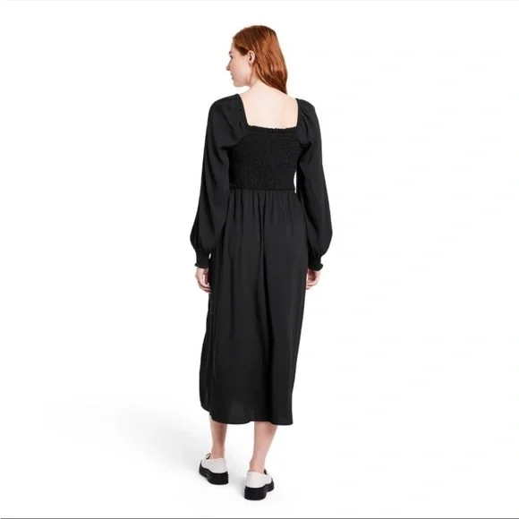 NWT La Ligne for Target Smocked Bodice Mini Dress - Picture 2 of 2